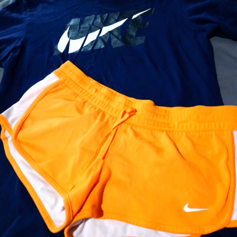 Nike reversible shorts & Nike t shirt for women